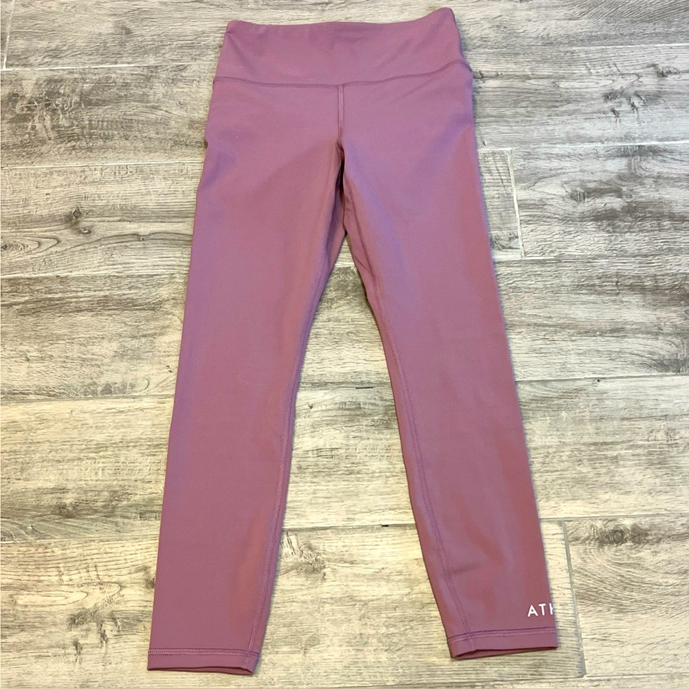 Athleta Women’s Elation Train Logo 7/8 Tight‎ Leggings Pale Purple Size XS